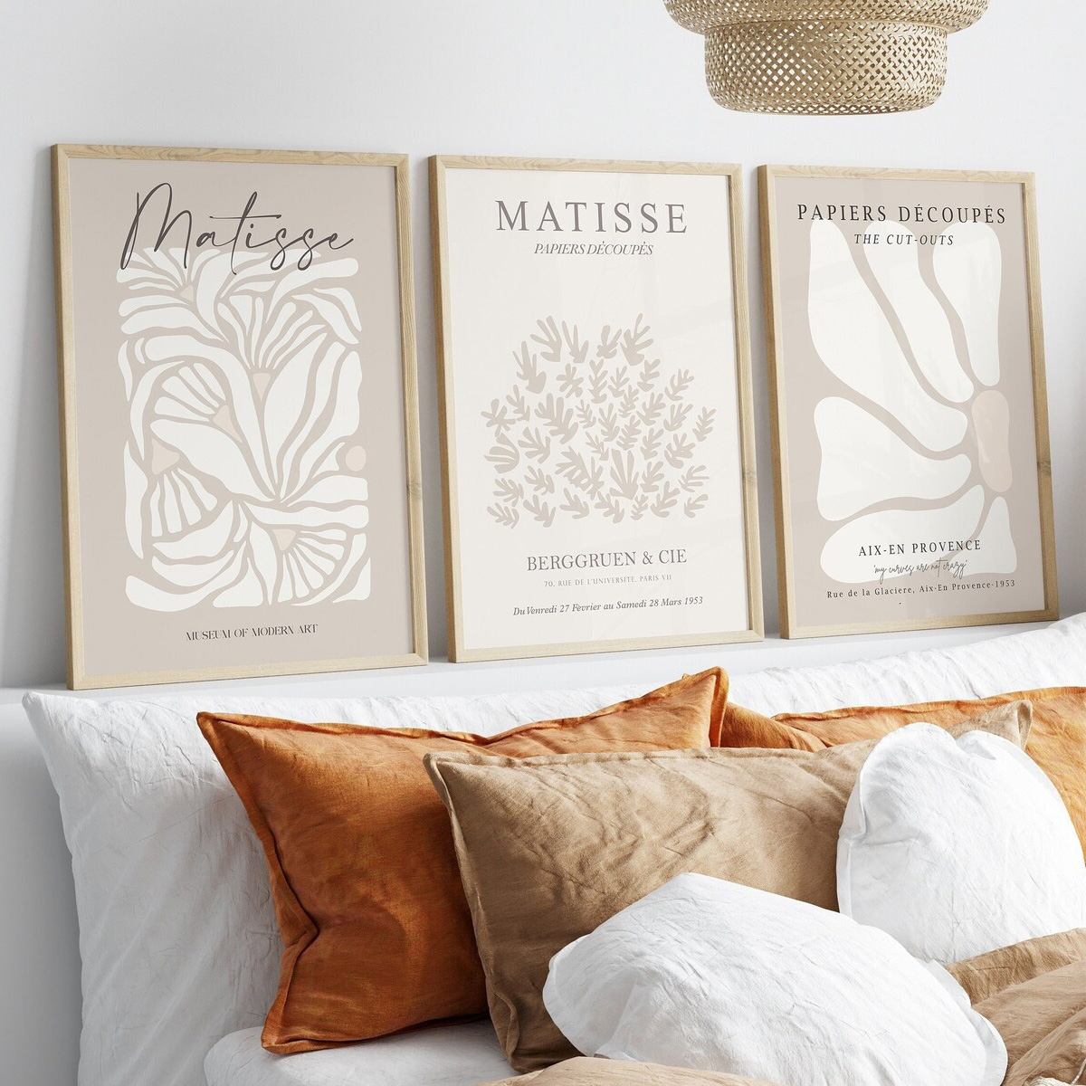 Photography Course - Set of 3 Bohemian Neutral Beige