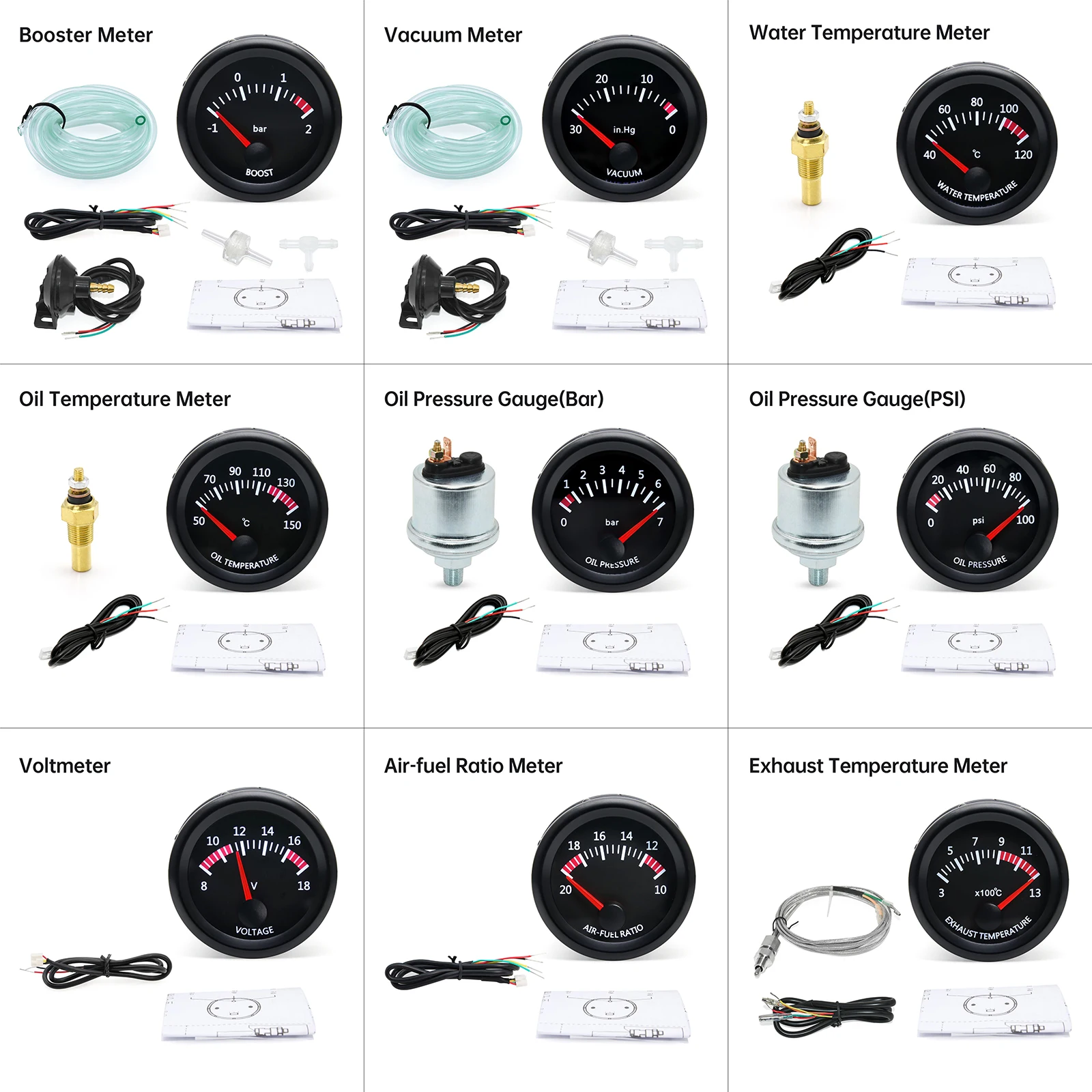 52mm 12V Car Oil Pressure Gaug - Light Meter Incident ulasan dan harga