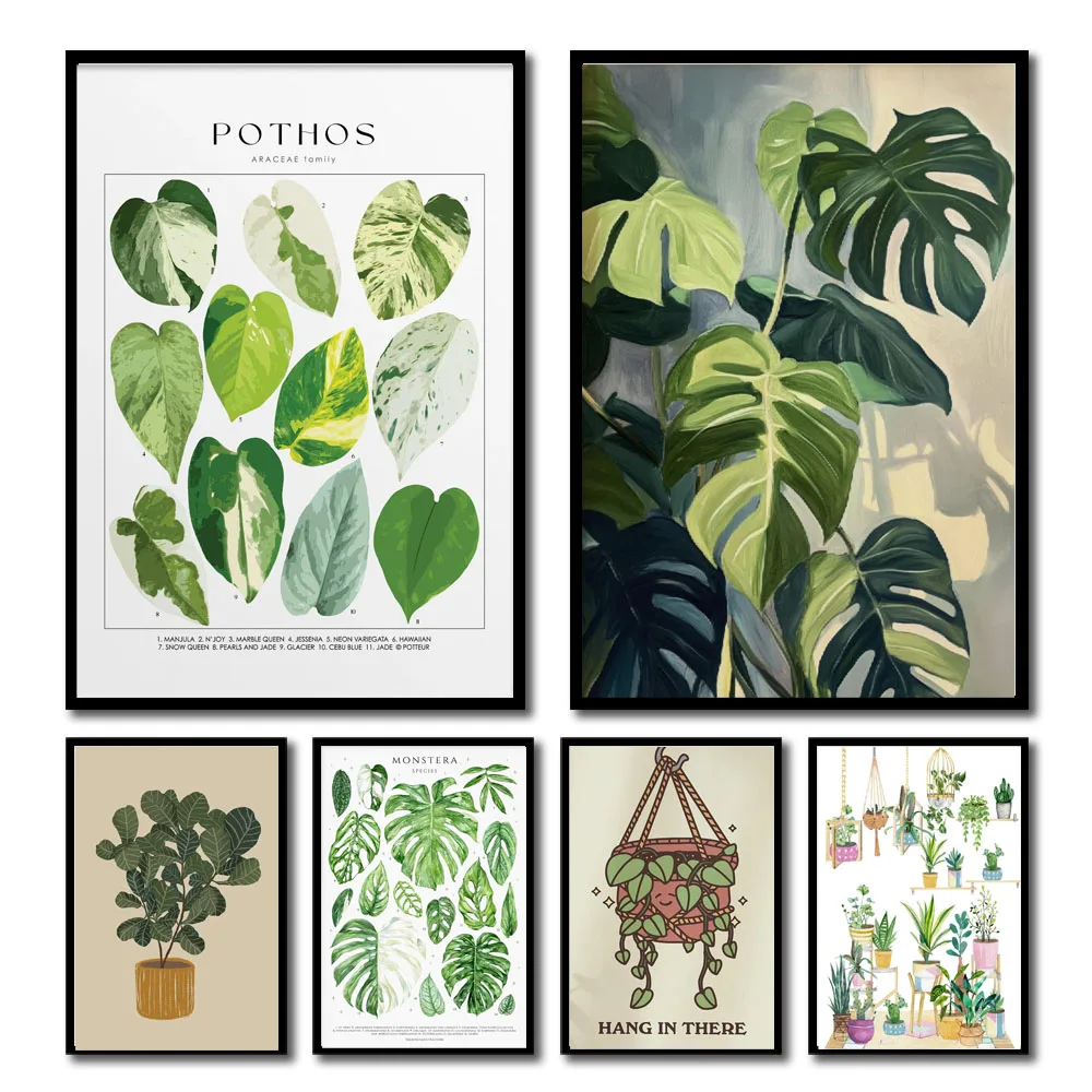 1pc Modern Houseplants Leaves  - Photography Pose ulasan dan harga