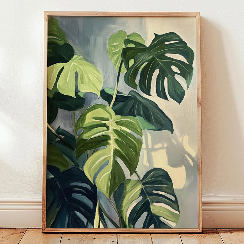 1pc Modern Houseplants Leaves  - Photography Pose ulasan dan harga