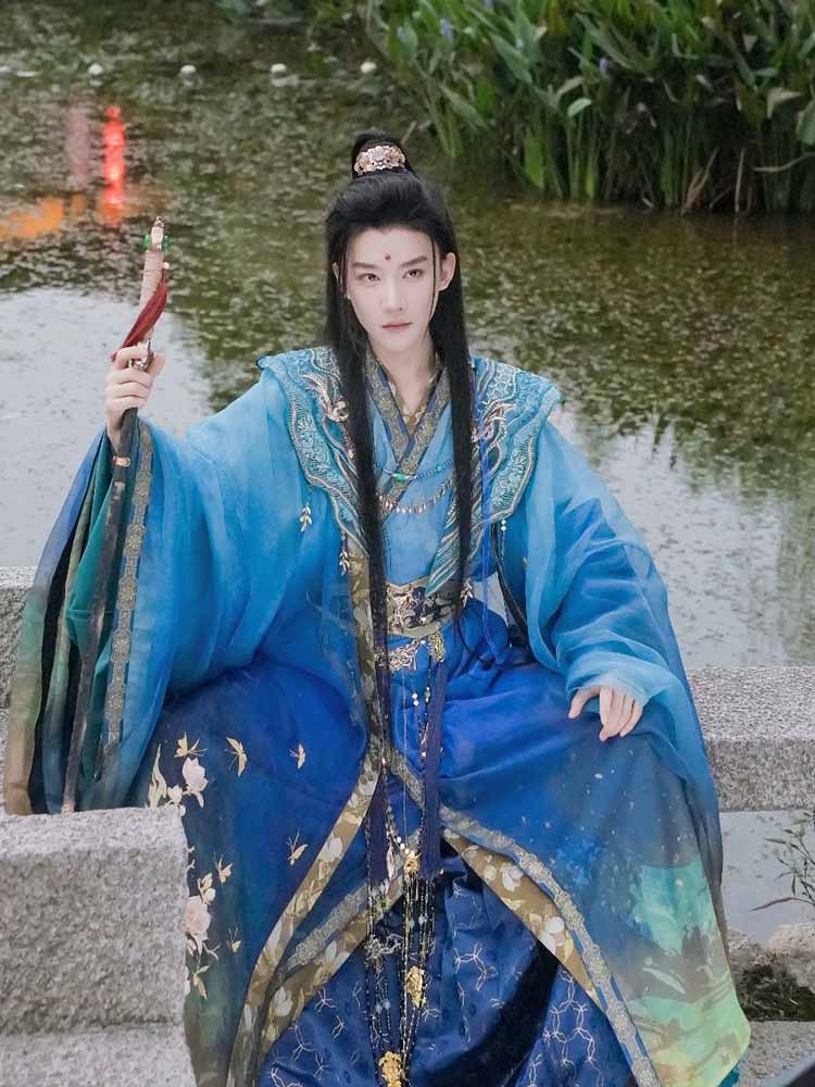 Luxury Chinese Hanfu Men Ancie - Photography Of A Man ulasan dan harga