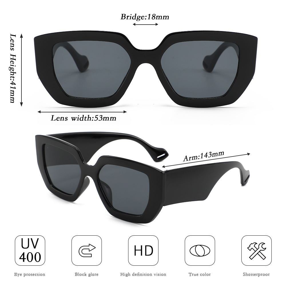 Super Large BoxSunglasses Wome - Photography Outdoor ulasan dan harga