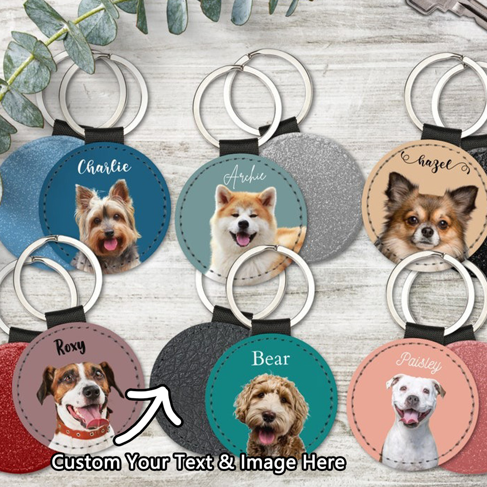 Custom Pet Photo Keychain Pers - Photography Object ulasan dan harga