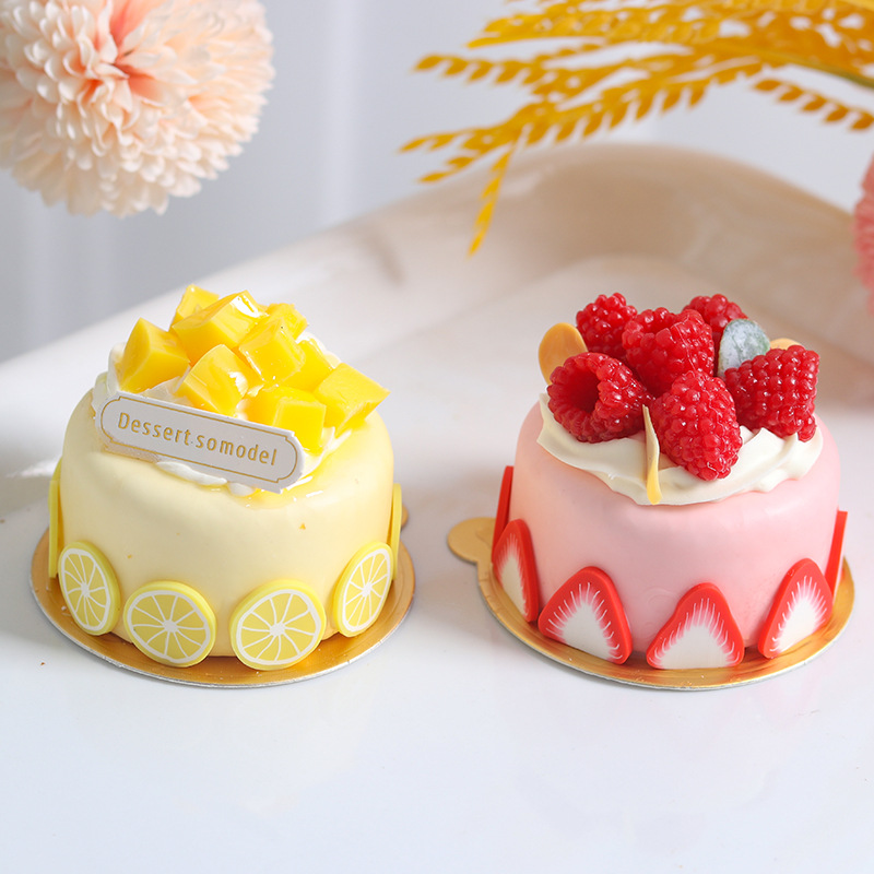 1PC Artificial Cake Dessert Fa - Photography Pro ulasan dan harga