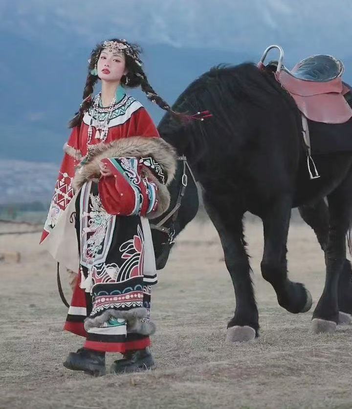Classic Embroidered Tibetan Ro - Photography Of A Man ulasan dan harga