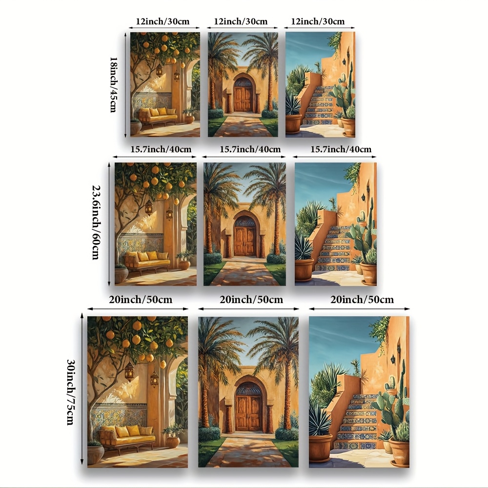 Frameless[JIT]3pcs/set, Canvas - Photography Course ulasan dan harga