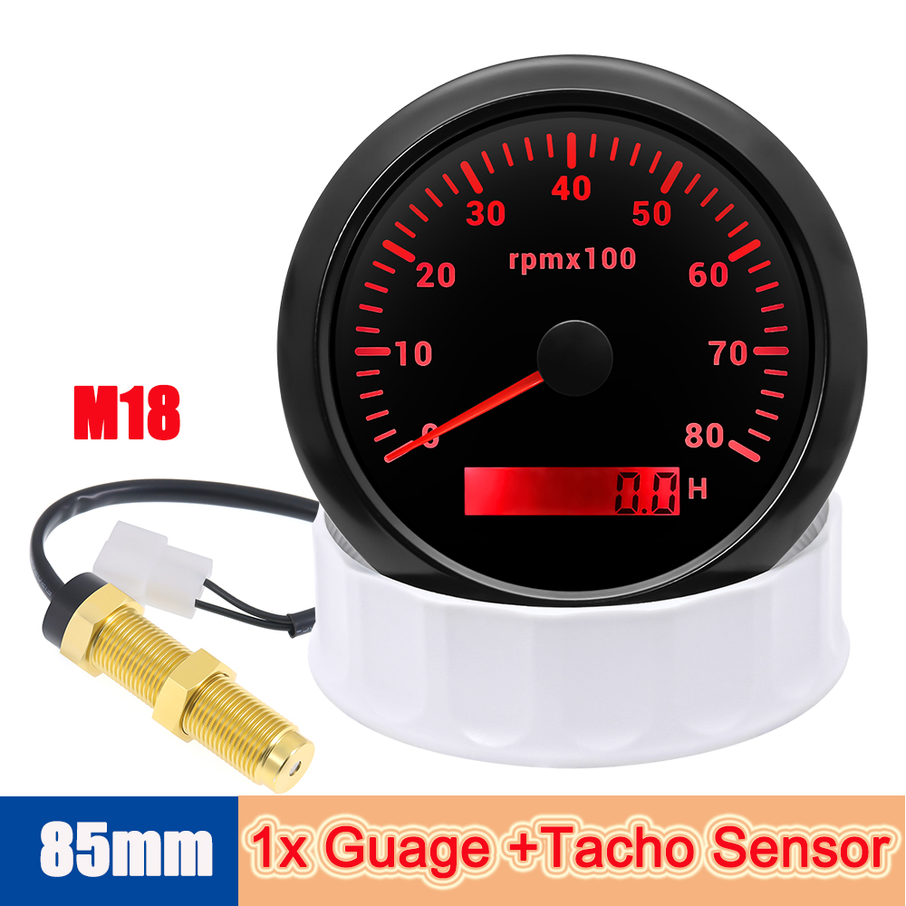 Round Auto RPM Tachometer 8000 - Light Meter Incident ulasan dan harga
