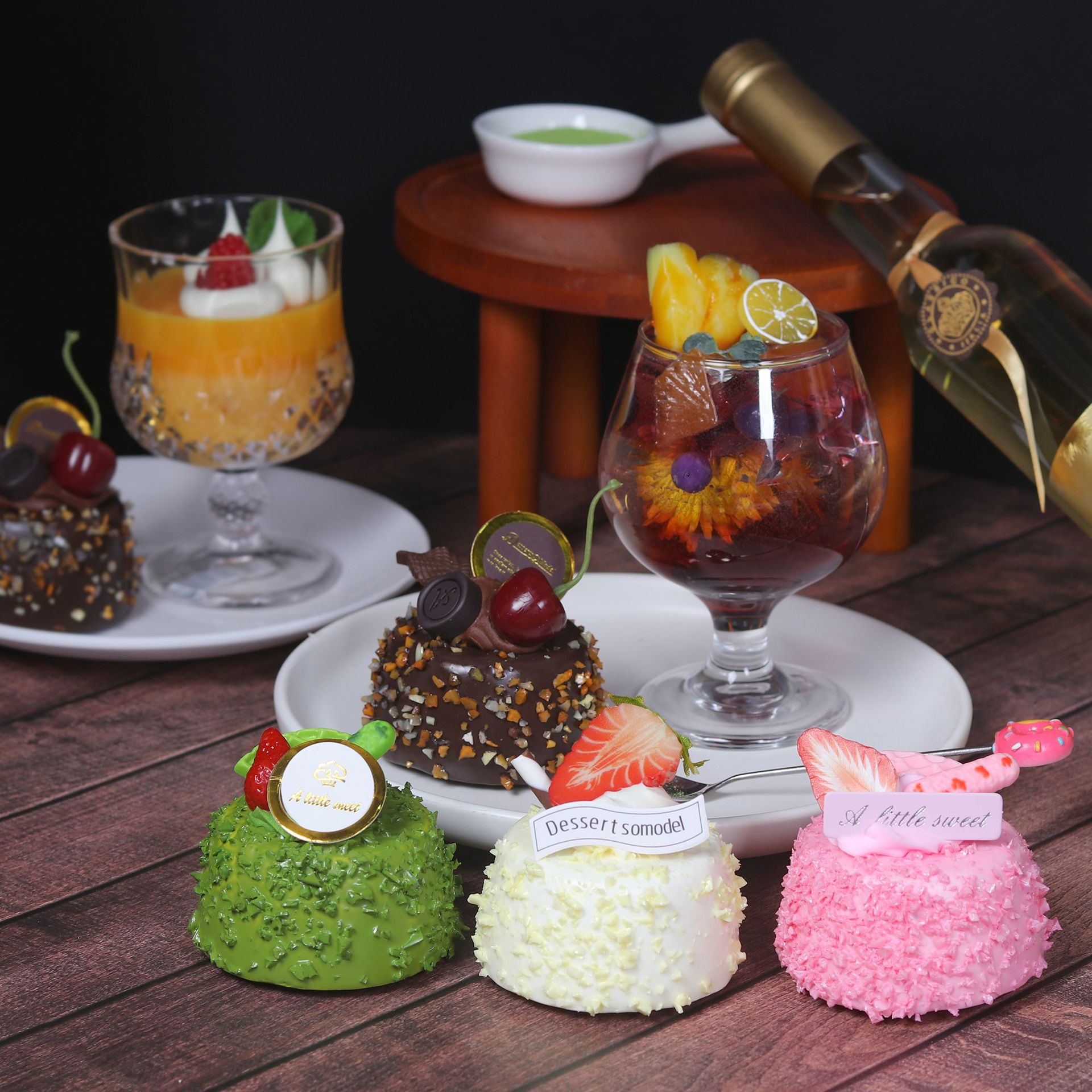1PC Artificial Mousse Cake Des - Photography Pro ulasan dan harga