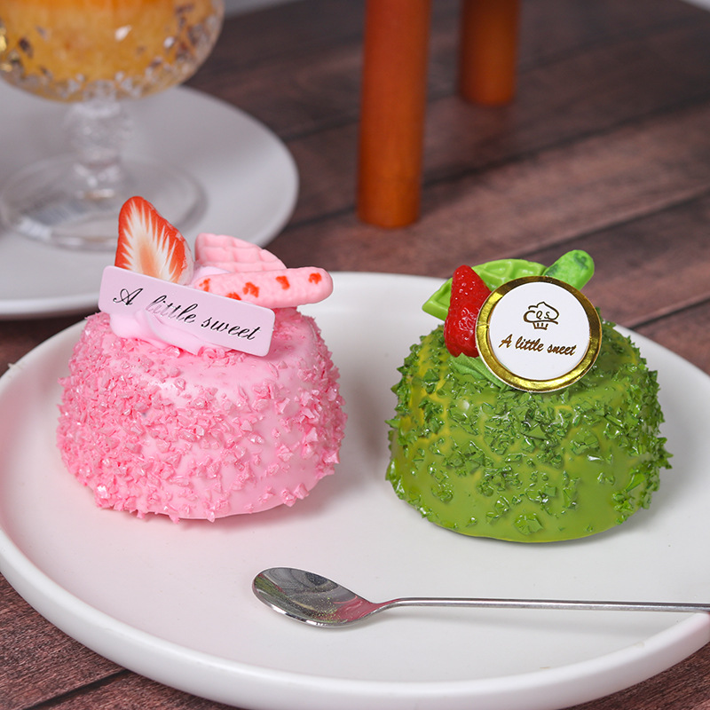 1PC Artificial Mousse Cake Des - Photography Pro ulasan dan harga
