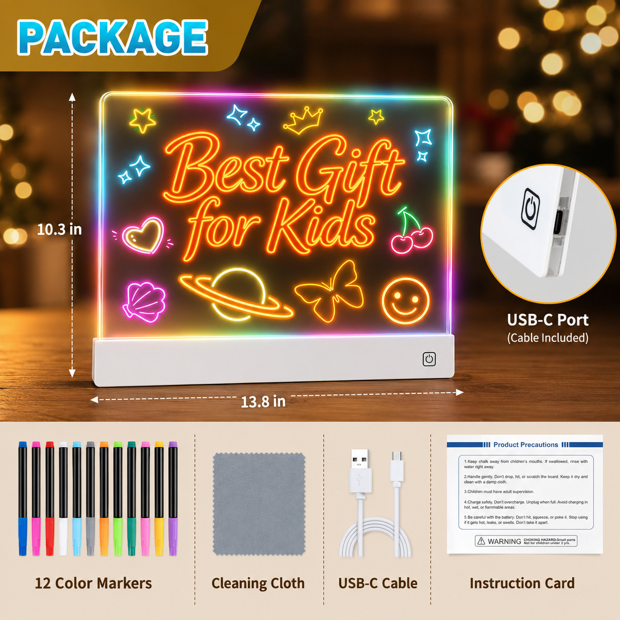 Touch-to-Charge LED Notepad, L - Photography Of Book ulasan dan harga