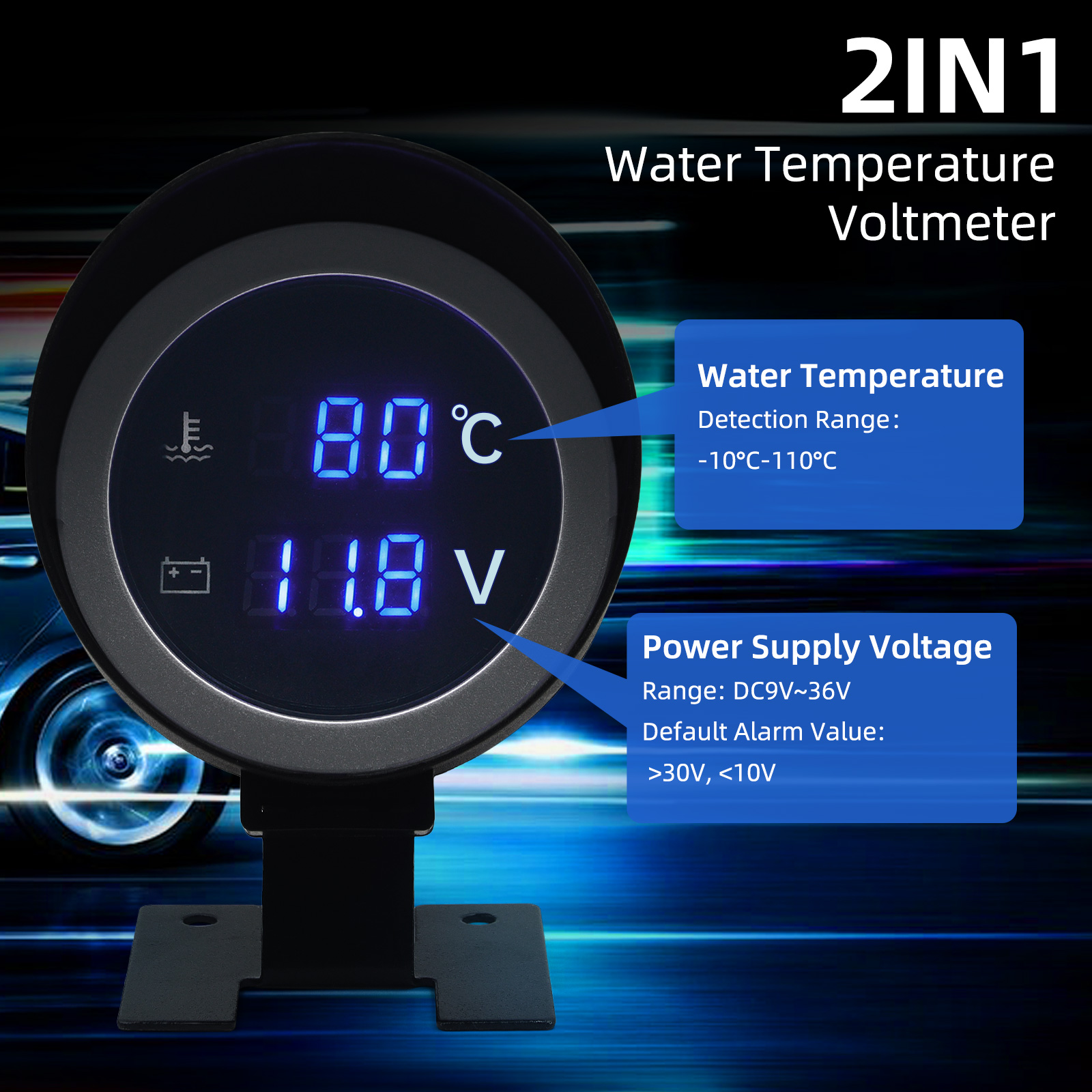AD Round Led Digital Car Water - Light Meter Incident ulasan dan harga