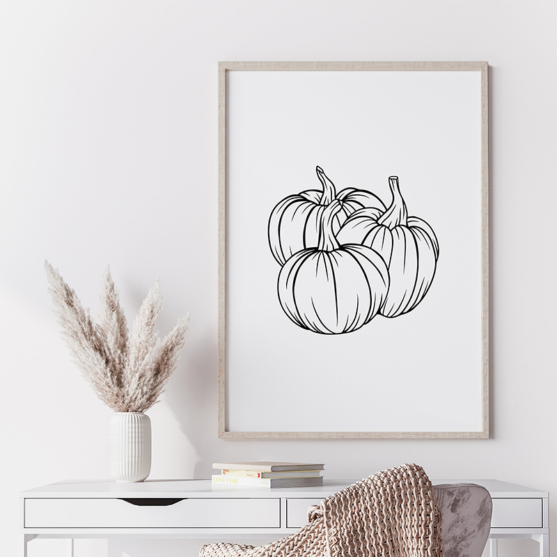Set of 3 Pumpkin Minimalism Bl - Photography Course ulasan dan harga