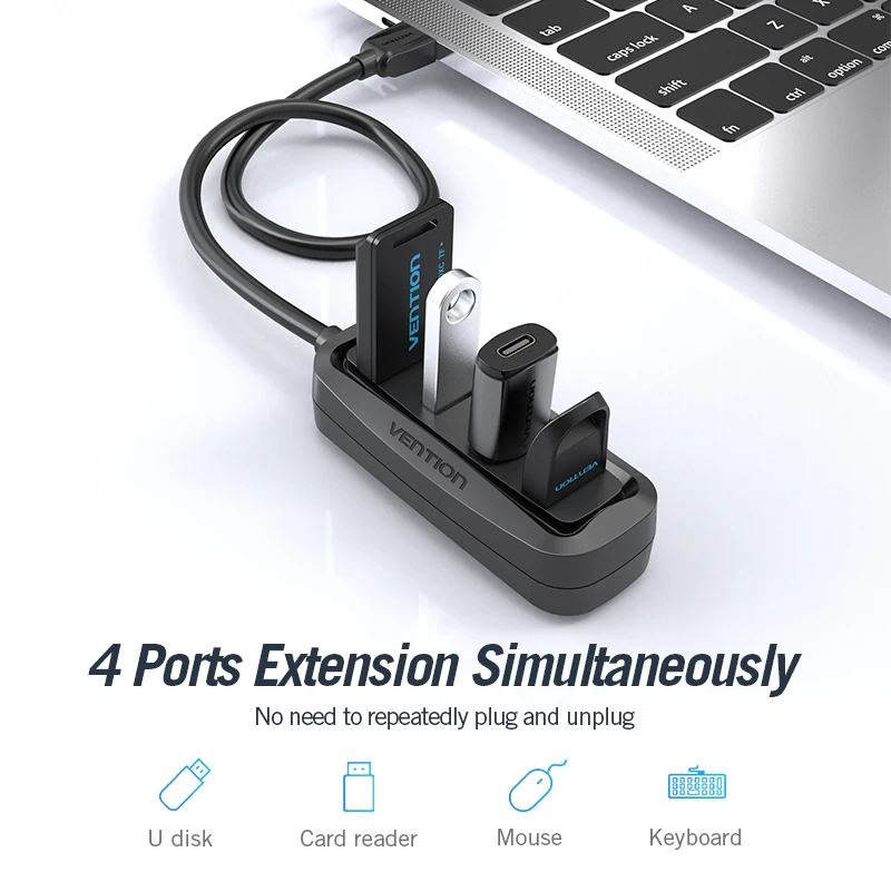 Vention USB 2.0 HUB 4 Port wit - Xiaomi Photography Kit ulasan dan harga
