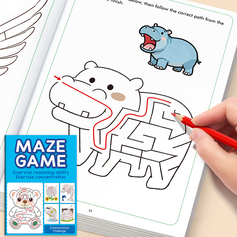 Children's Fun Maze Drawing Bo - Photography Of Book ulasan dan harga