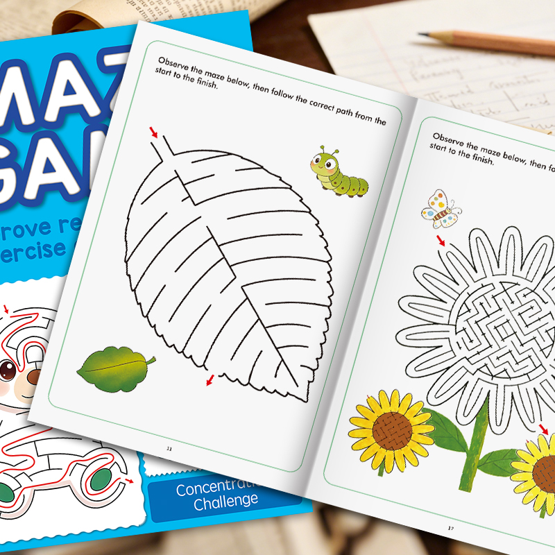 Children's Fun Maze Drawing Bo - Photography Of Book ulasan dan harga