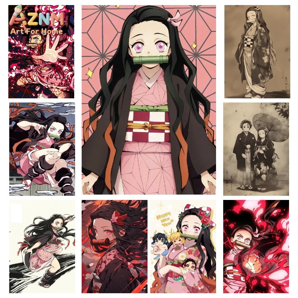 AZNM Demon Slayer Kamado Nezuk - Photography Pose ulasan dan harga