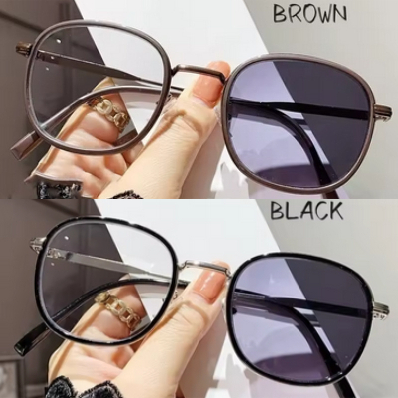 2 Pairs of Retro Square Metal  - Photography Of A Man ulasan dan harga