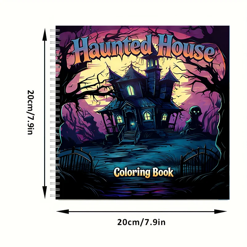 Haunted House Coloring Book fo - Photography Of Book ulasan dan harga