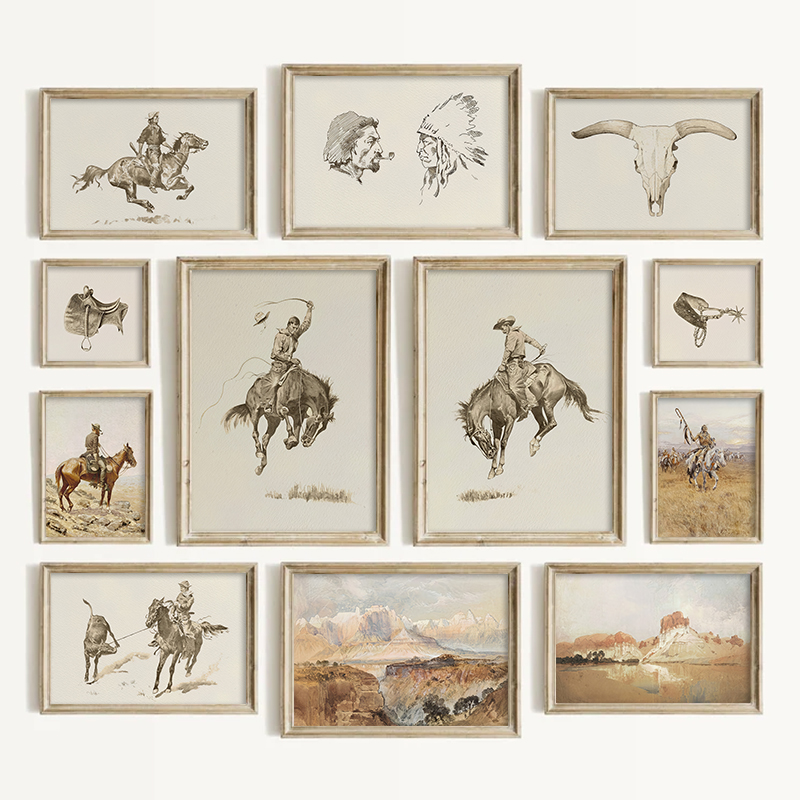 Southwestern Style Cowboy Wall - Photography Course ulasan dan harga