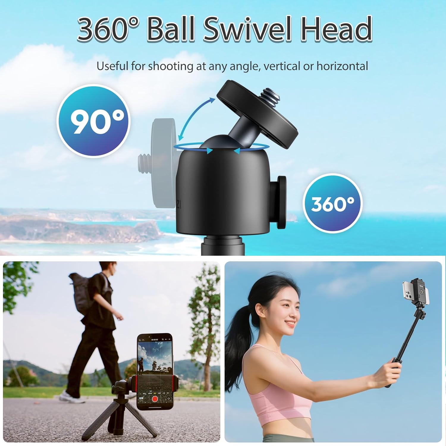 Ulanzi MT88 Tripod Selfie Stic - Xiaomi Photography Kit ulasan dan harga