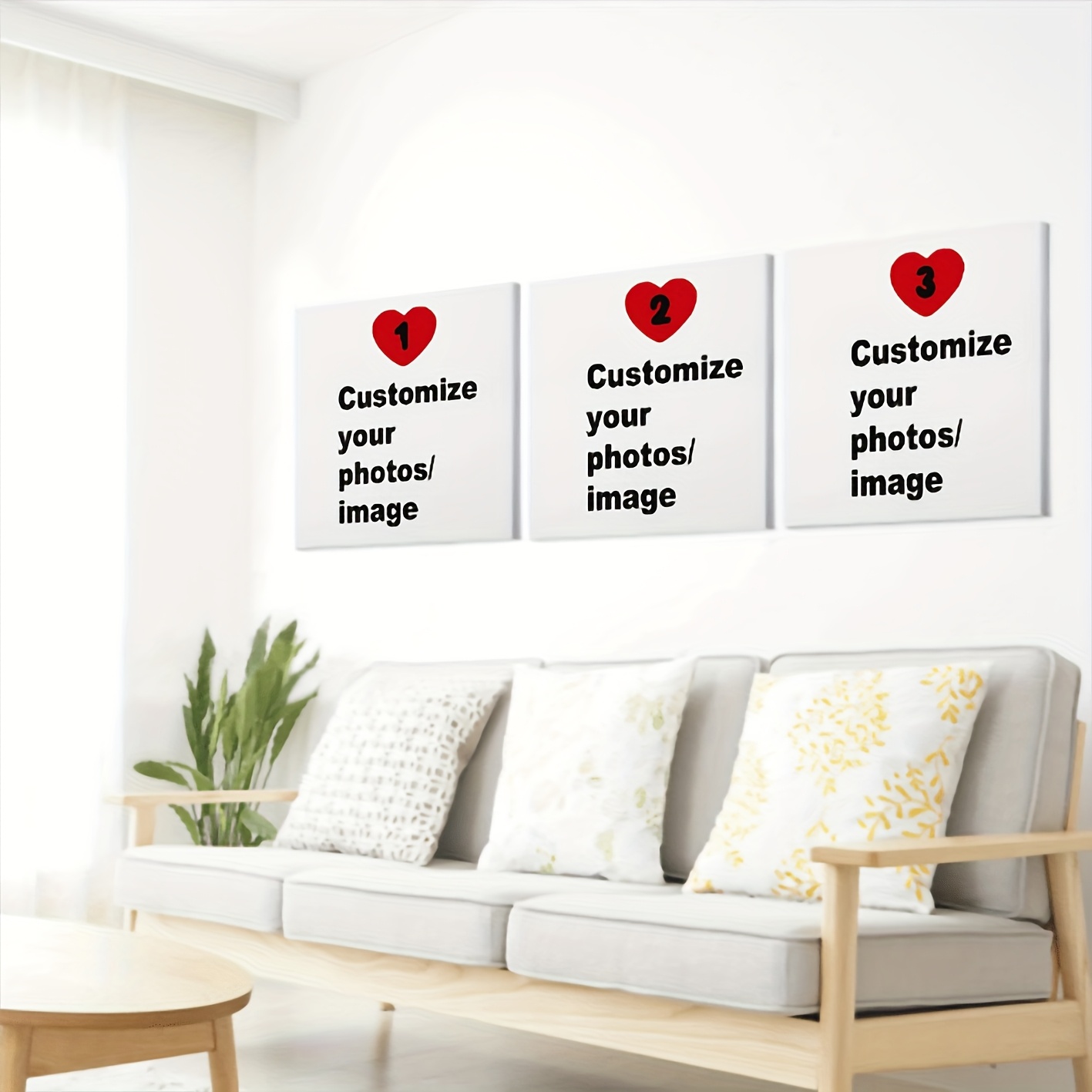 3pcs/set Custom Square Canvas  - Photography Object ulasan dan harga