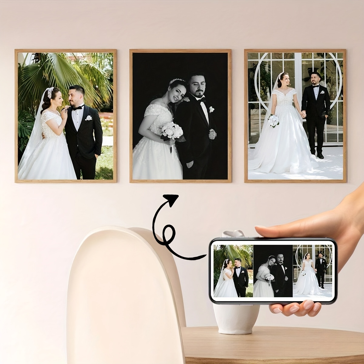 3pcs/set Custom Square Canvas  - Photography Object ulasan dan harga