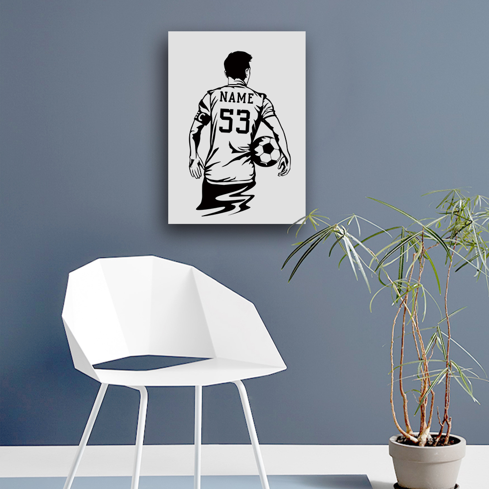 1PC Football Player Customizab - Photography Pose ulasan dan harga