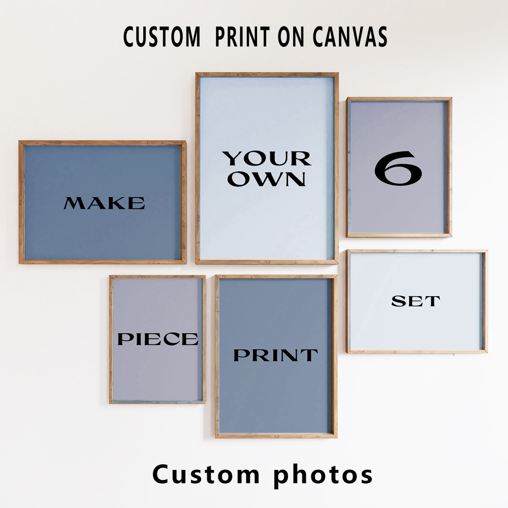 6pcs/set Custom Canvas Prints  - Photography Object ulasan dan harga
