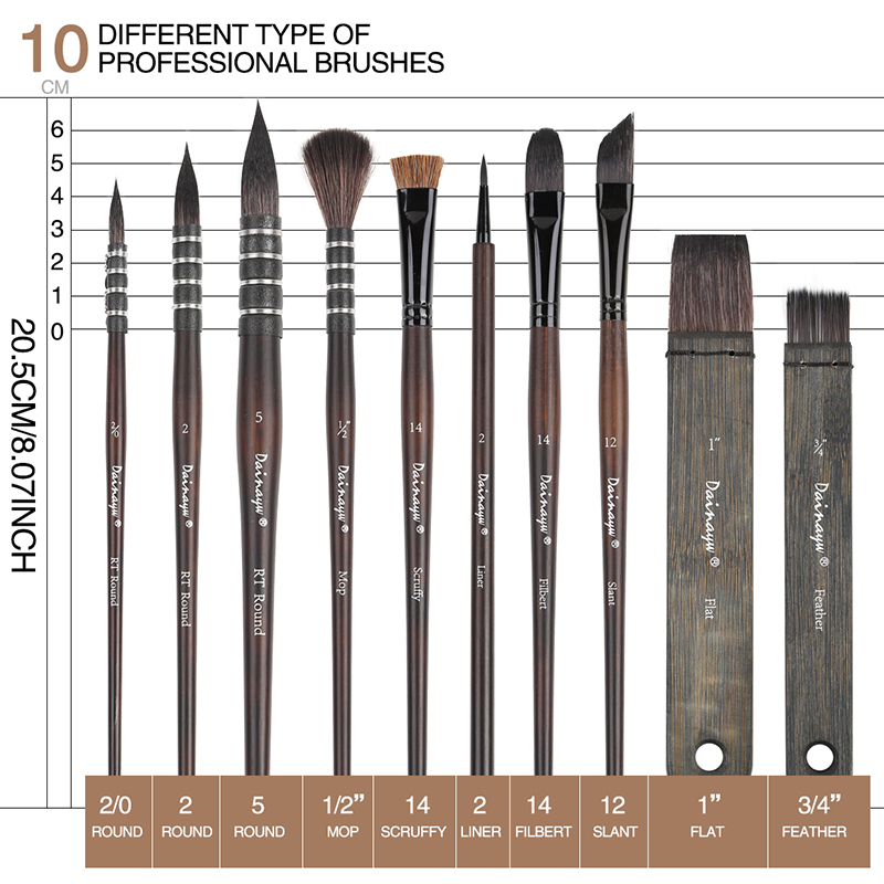 Watercolor Painting Brush Set - Photography Course ulasan dan harga